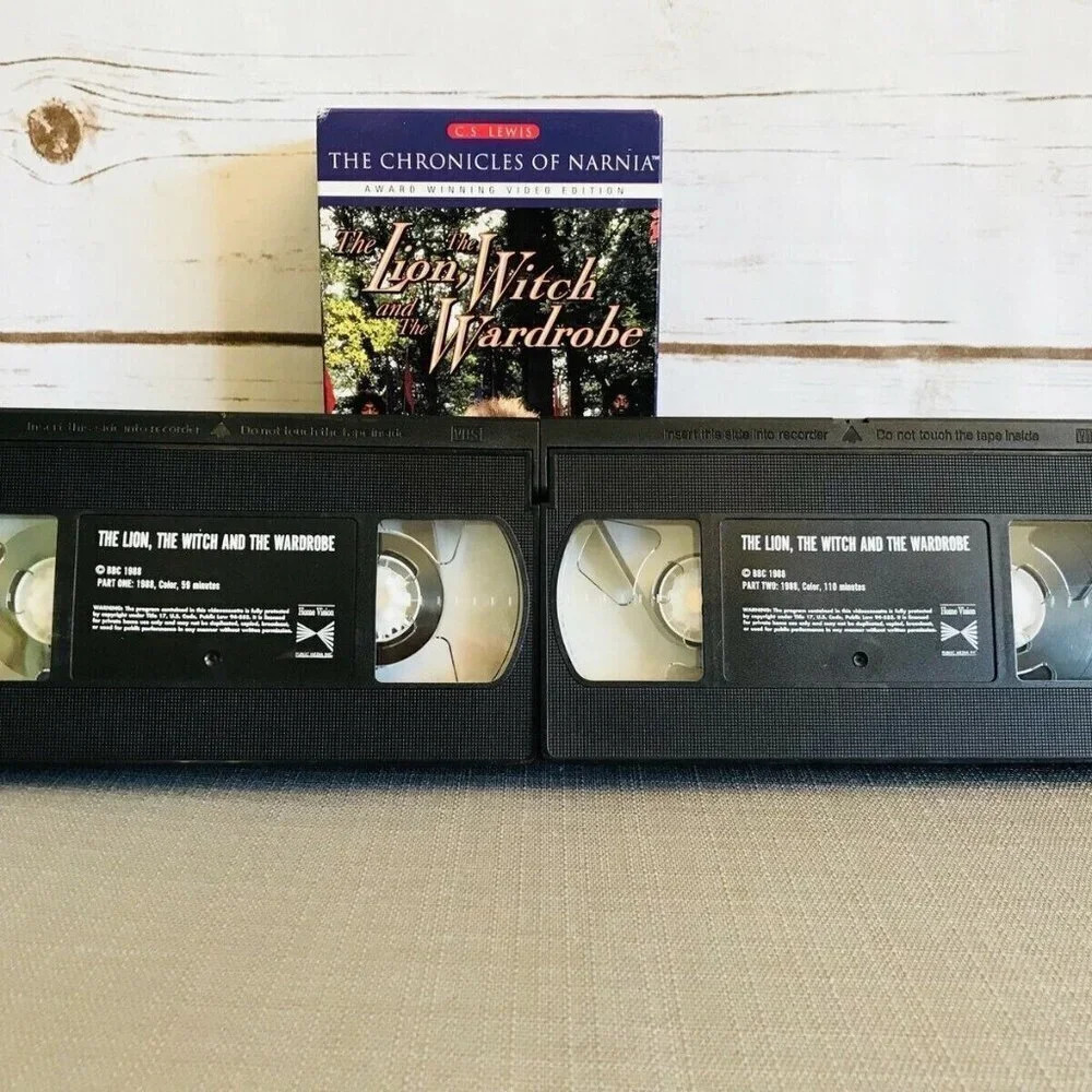 THE LION, THE WITCH AND THE WARDROBE VHS Home Video Tape Two Tape - Picture 3 of 4